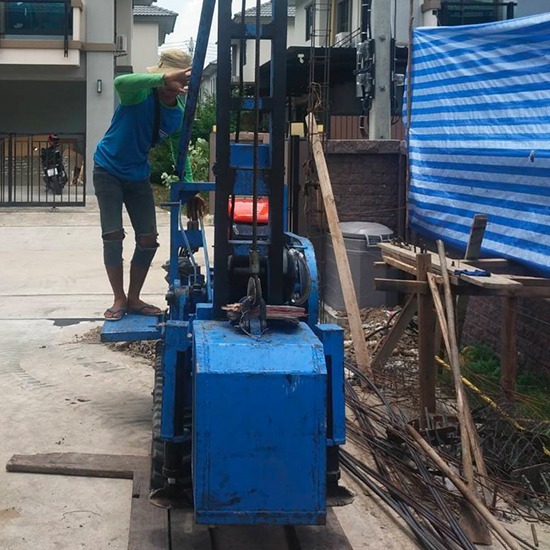 รับตอกเสาเข็ม ปทุมธานี ช่างจ่า ไมโครไพล์ - รับตอกเสาเข็ม ไมโครไพล์ กันบ้านทรุด